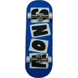 Fingerskate graffiti bleu